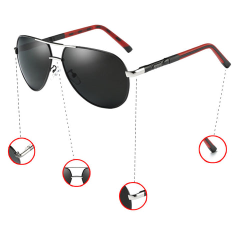 Anti glare  Aviation Sunglasses