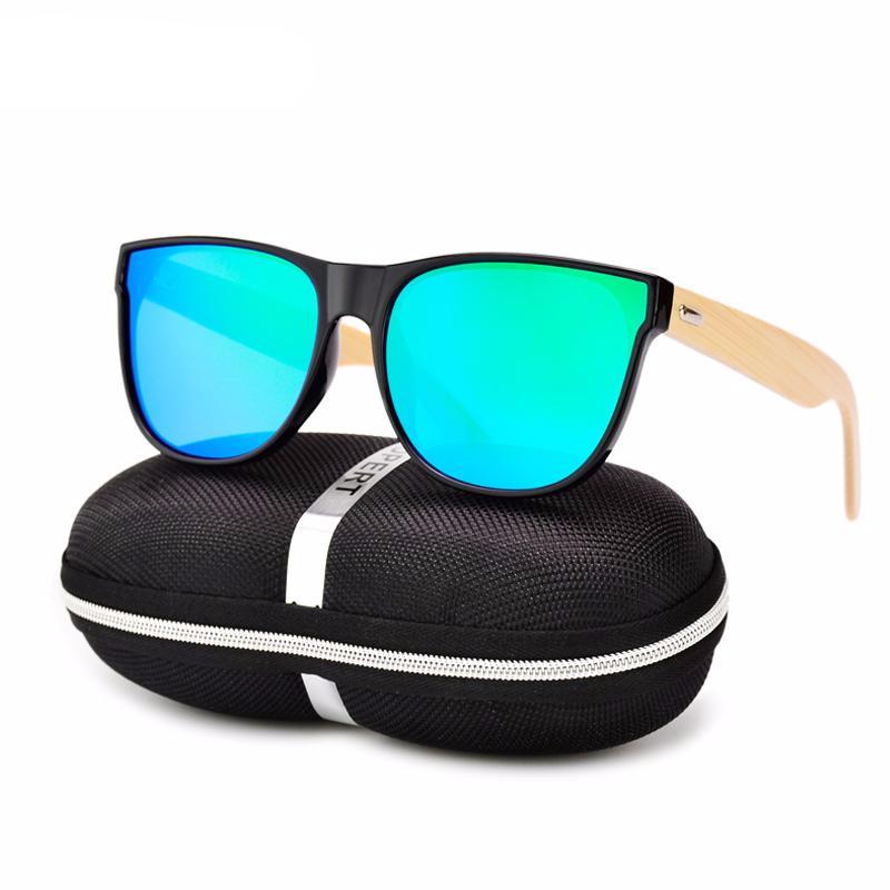 Square Wood Polarized Sunglasses