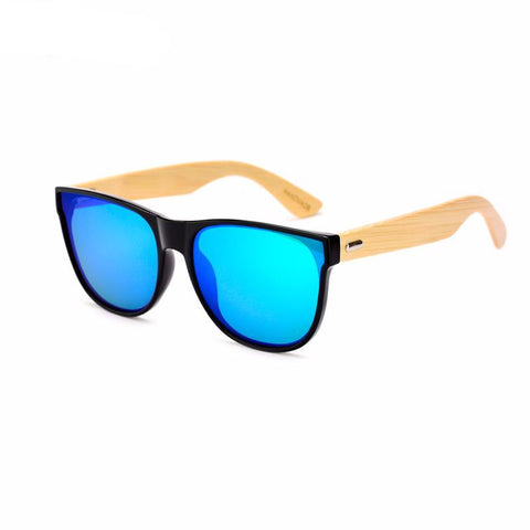 Square Wood Polarized Sunglasses