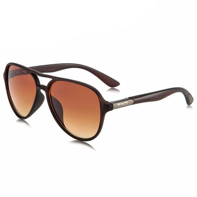 Plastic Matte Aviator Sunglasses