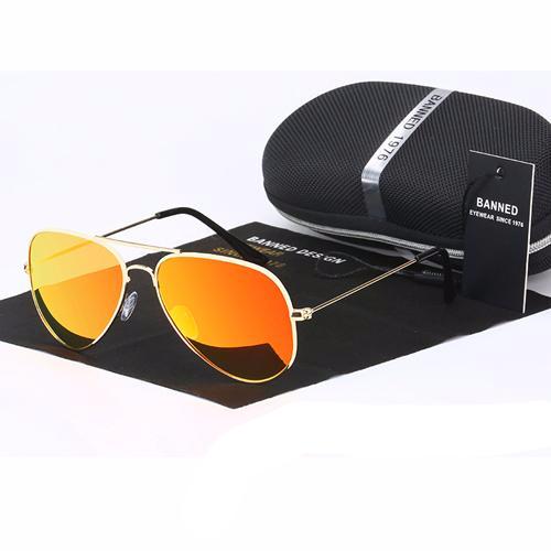 Metal Frame Aviation Sunglasses